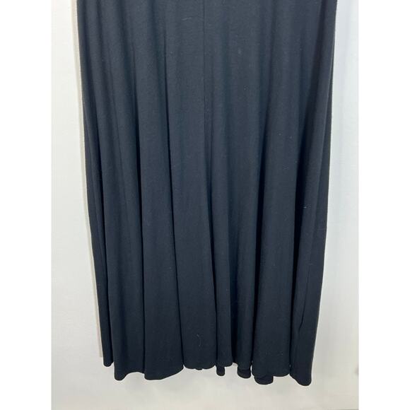 Who What Wear Black Knit Turtleneck Sleeveless Minimalist Maxi Dress XXL - Picture 6 of 9